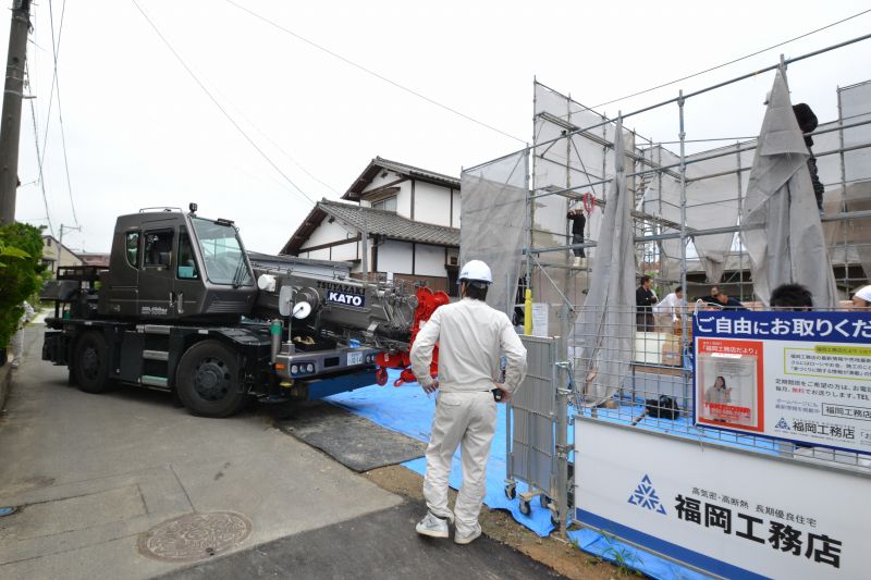 福岡県宗像市田熊01　注文住宅建築現場リポート④　～上棟式～