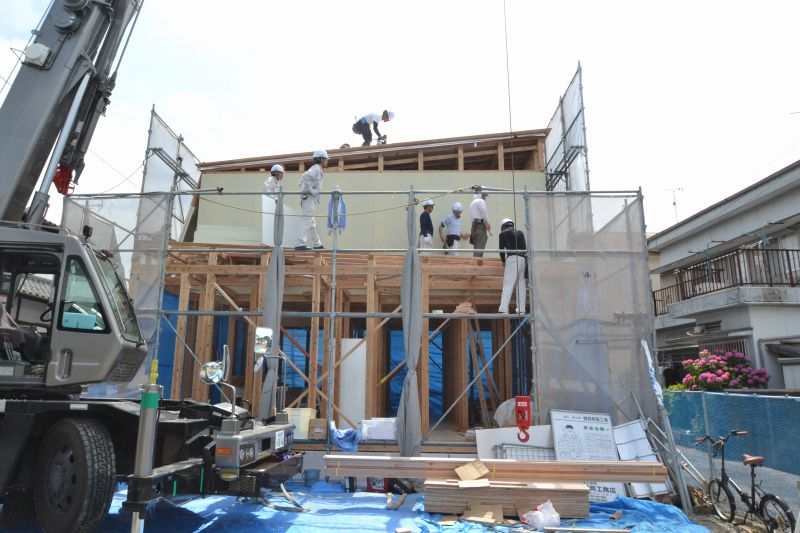 「宗像市田熊01」注文住宅現場リポート④【上棟式】