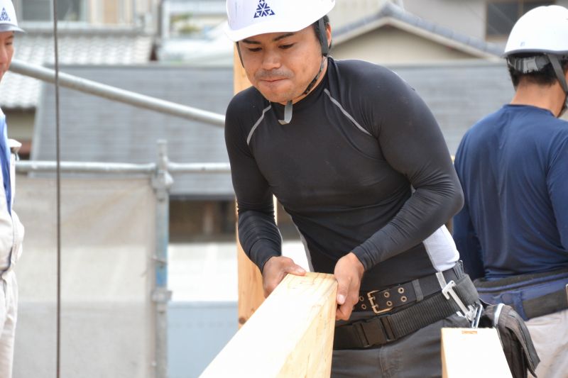 「宗像市田熊01」注文住宅現場リポート④【上棟式】