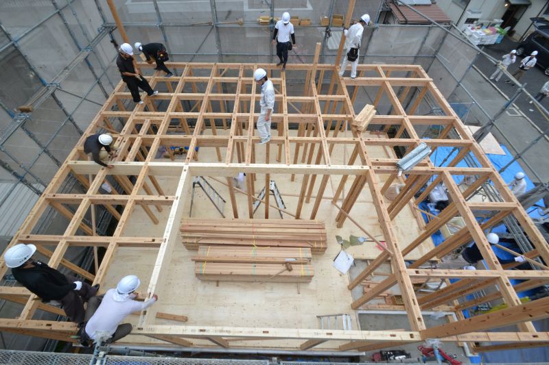 「宗像市田熊01」注文住宅現場リポート④【上棟式】