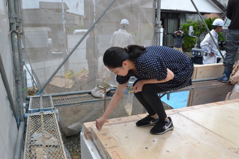 「宗像市田熊01」注文住宅現場リポート④【上棟式】