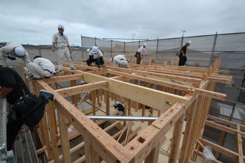 福岡県宗像市田熊01　注文住宅建築現場リポート④　～上棟式～