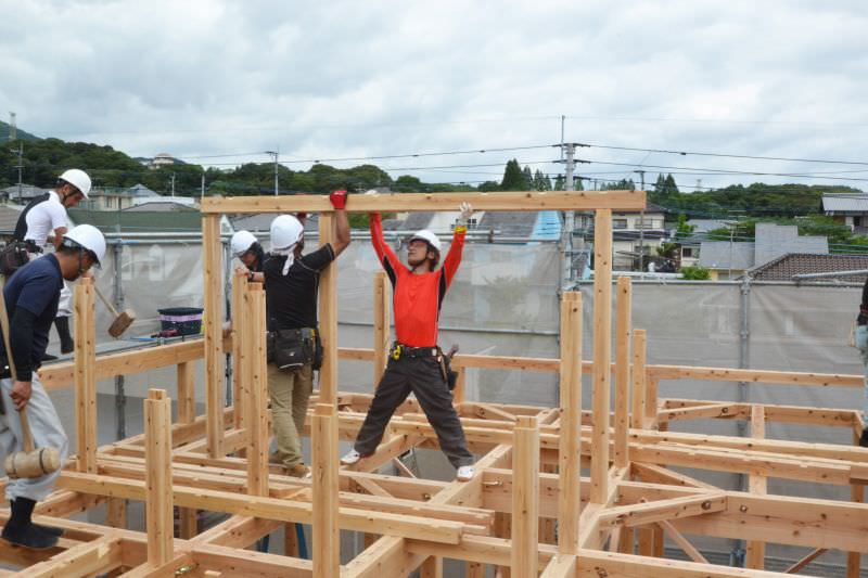 「福岡市南区柏原02」注文住宅現場リポート⑥【上棟式】