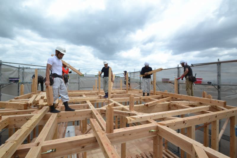 福岡市南区柏原02　注文住宅建築現場リポート⑥　～上棟式～