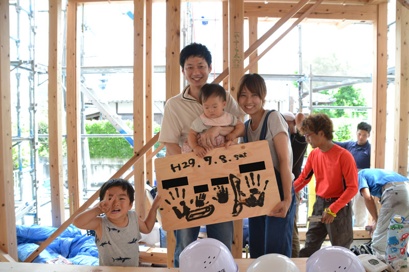 「福岡市南区柏原02」注文住宅現場リポート⑥【上棟式】