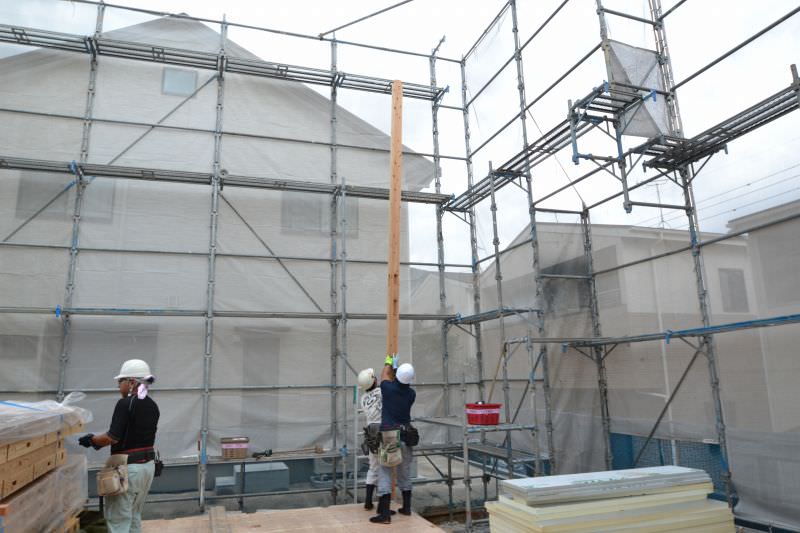 「福岡市南区柏原02」注文住宅現場リポート⑥【上棟式】