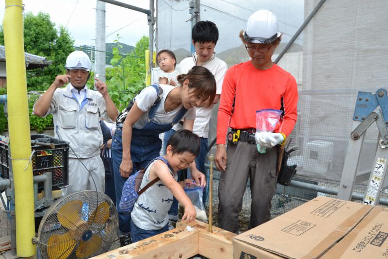 福岡市南区柏原02　注文住宅建築現場リポート⑥　～上棟式～