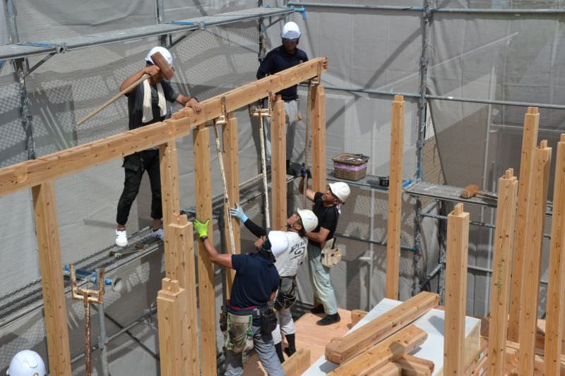 「福岡市南区柏原02」注文住宅現場リポート⑥【上棟式】