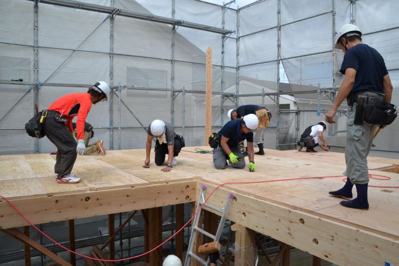 「福岡市南区柏原02」注文住宅現場リポート⑥【上棟式】