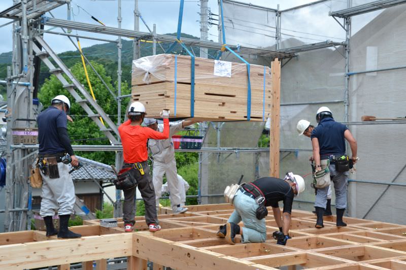 福岡市南区柏原02　注文住宅建築現場リポート⑥　～上棟式～