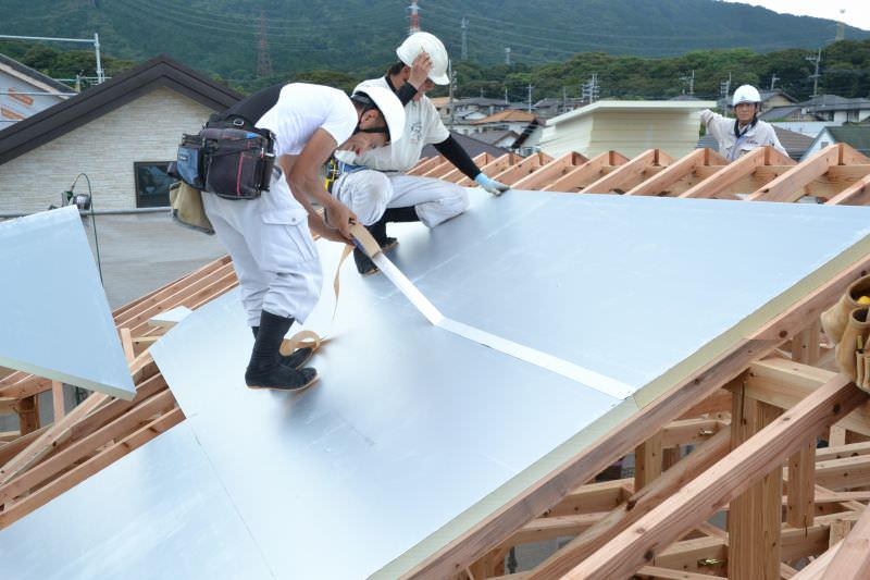 福岡市南区柏原02　注文住宅建築現場リポート⑥　～上棟式～