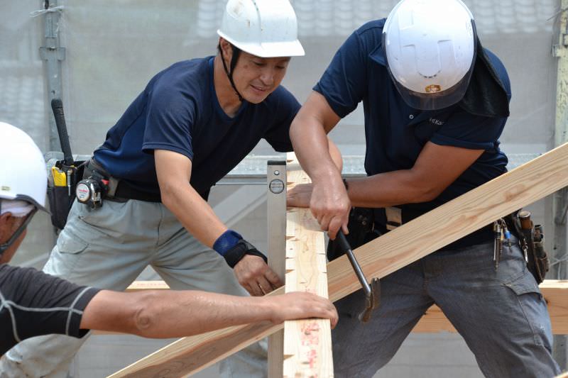 福岡市南区柏原02　注文住宅建築現場リポート⑥　～上棟式～