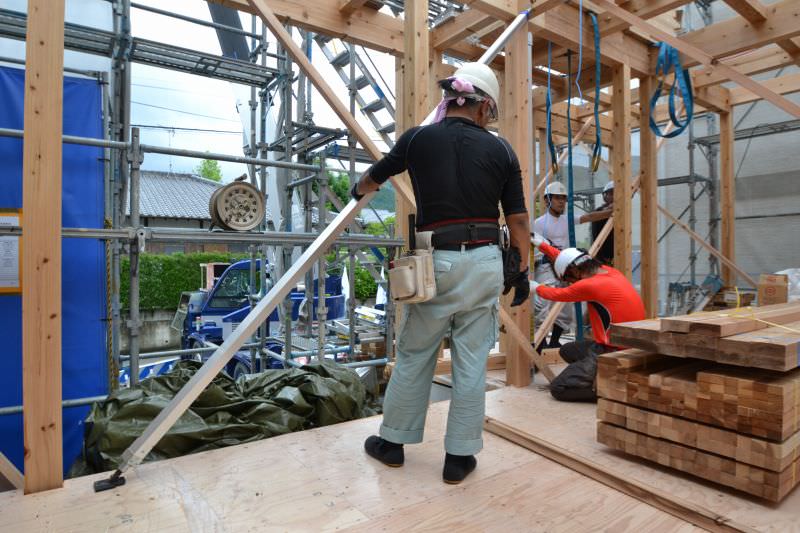 福岡市南区柏原02　注文住宅建築現場リポート⑥　～上棟式～