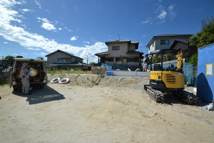 「福岡市南区10」注文住宅現場リポート④【木工事】【土台敷き】