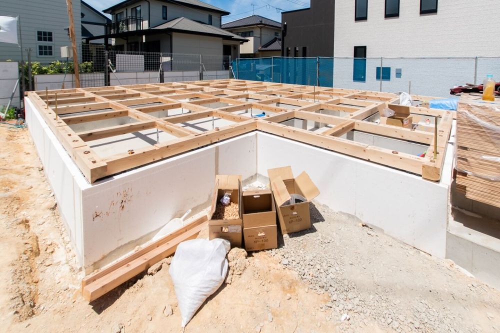 「福岡市南区23」注文住宅現場リポート④【木工事】【土台敷き】