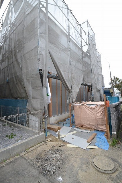 「福岡市南区14」注文住宅現場リポート⑧【外装工事】【通期胴縁】