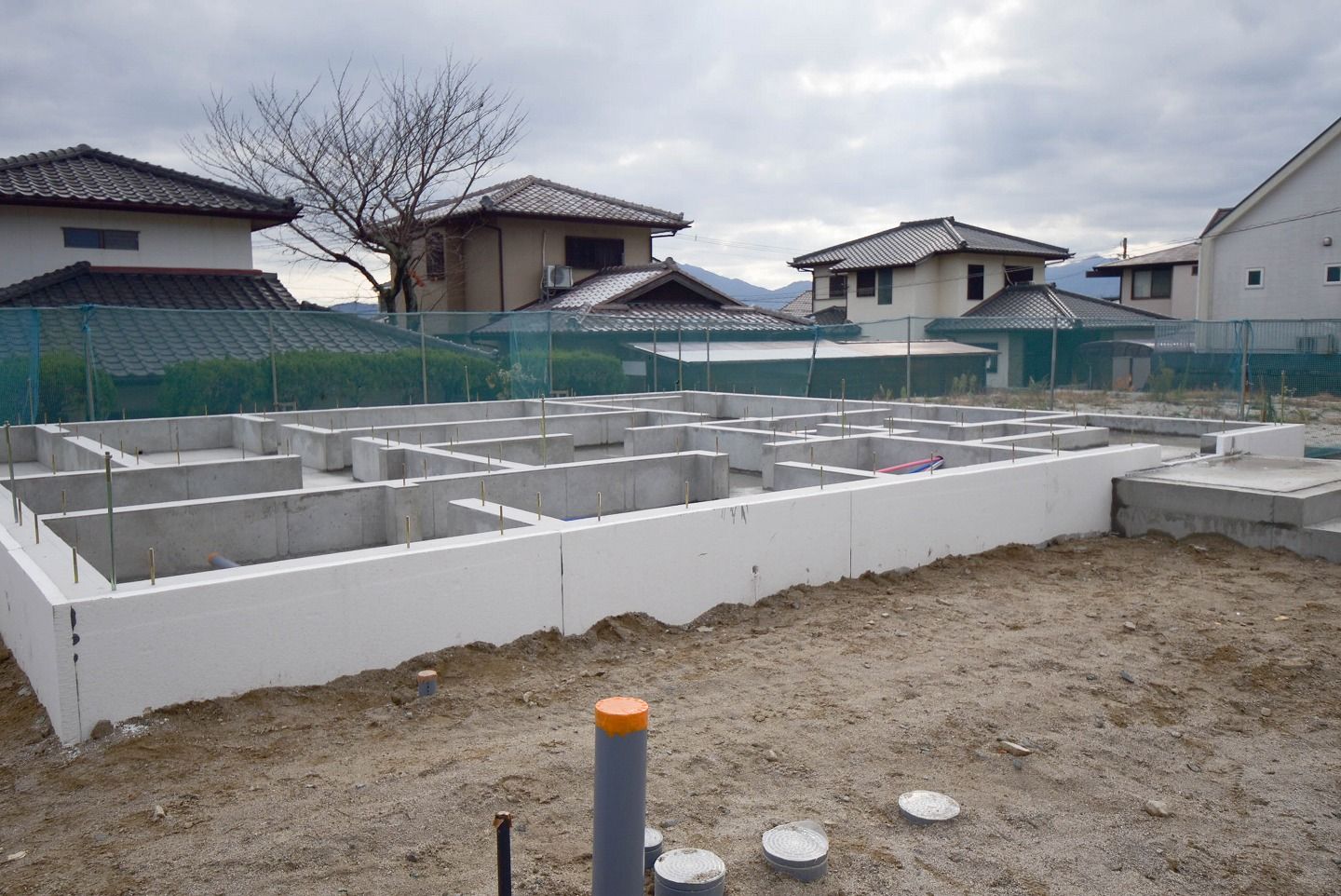 「福岡市西区10」注文住宅現場リポート③【基礎工事】【立ち上がりコン】