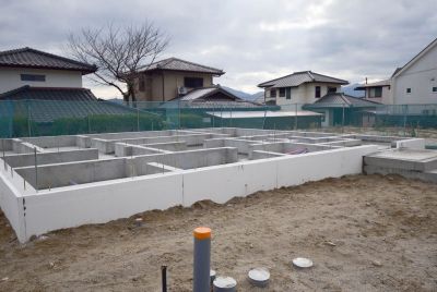 「福岡市西区10」注文住宅現場リポート③【基礎工事】【立ち上がりコン】
