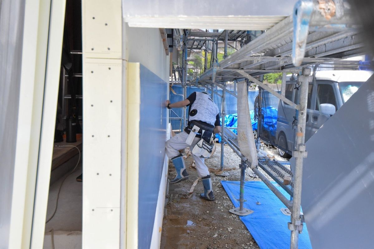 「北九州市若松区二島01」注文住宅現場リポート④【木工事】【サッシ】