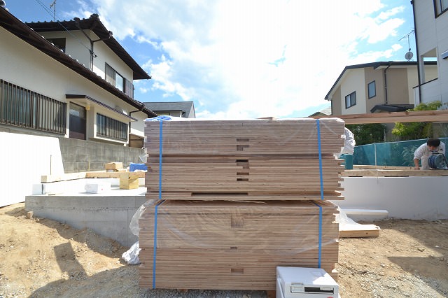 「春日市紅葉ヶ丘西03」注文住宅現場リポート④【木工事】【土台敷き】