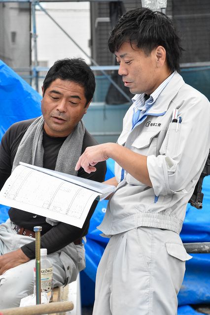 福岡市城南区03　注文住宅建築現場リポート④　～祝・上棟式 １日目～