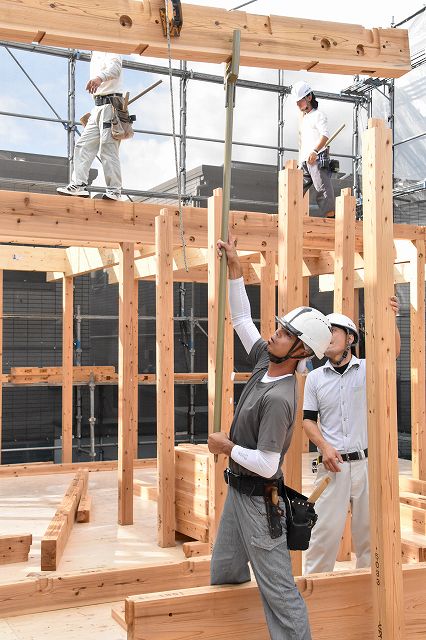 「福岡市城南区03」注文住宅現場リポート④【上棟式】