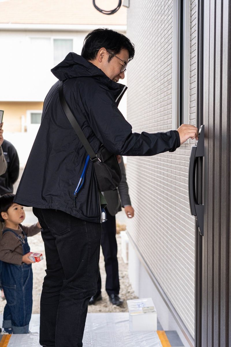 福岡県筑紫野市12　注文住宅建築現場リポート⑦　～お引き渡し式〜