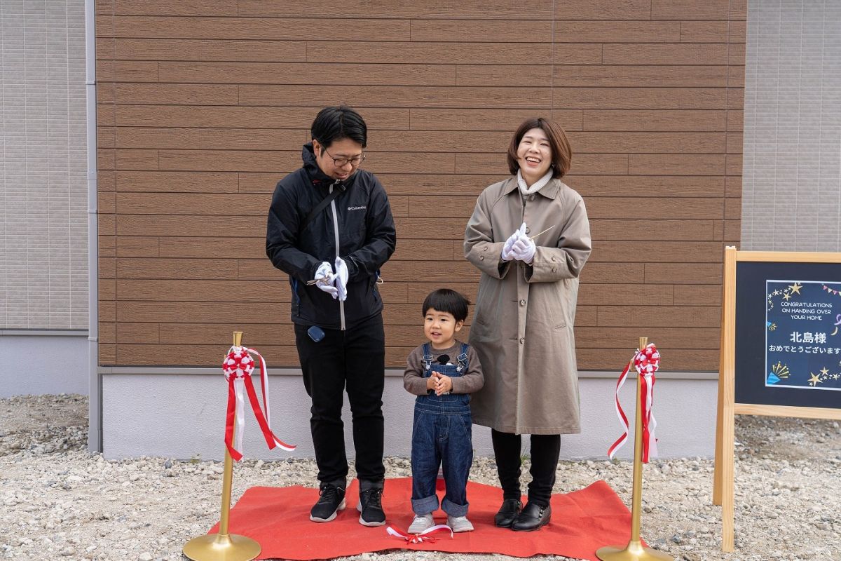 福岡県筑紫野市12　注文住宅建築現場リポート⑦　～お引き渡し式〜