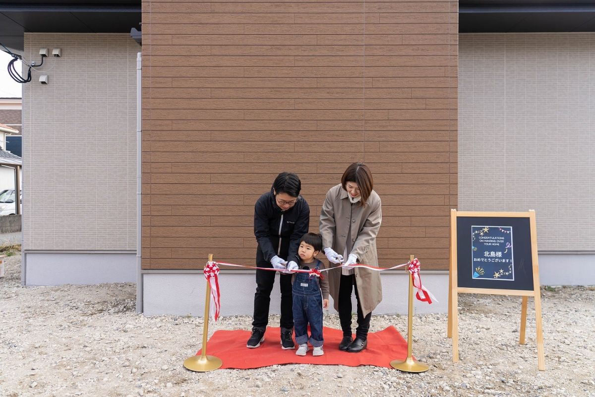 福岡県筑紫野市12　注文住宅建築現場リポート⑦　～お引き渡し式〜