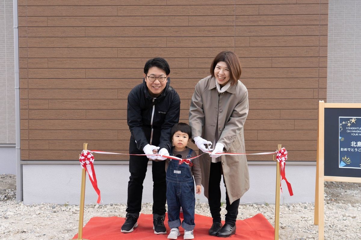 福岡県筑紫野市12　注文住宅建築現場リポート⑦　～お引き渡し式〜