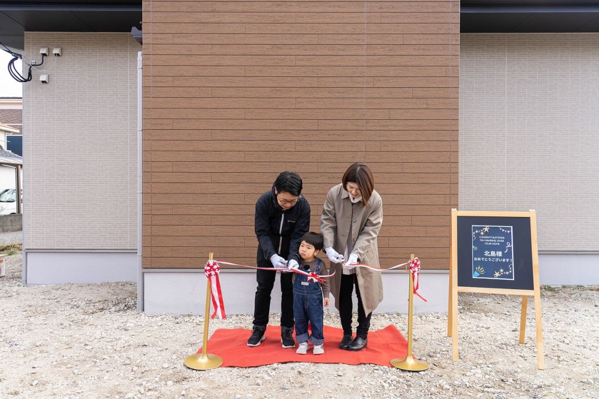 福岡県筑紫野市12　注文住宅建築現場リポート⑦　～お引き渡し式〜