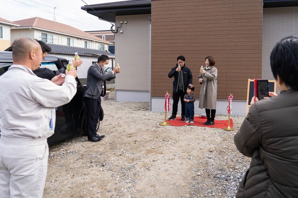 福岡県筑紫野市12　注文住宅建築現場リポート⑦　～お引き渡し式〜