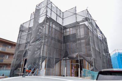 「福岡市東区唐原01」注文住宅現場リポート⑥【木工事】【玄関枠】