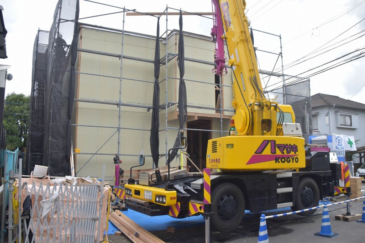 「福岡市早良区有田01」注文住宅現場リポート④【上棟式】