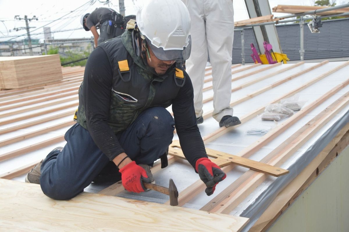 福岡市早良区有田01　注文住宅現場リポート④ ～上棟式・後編～