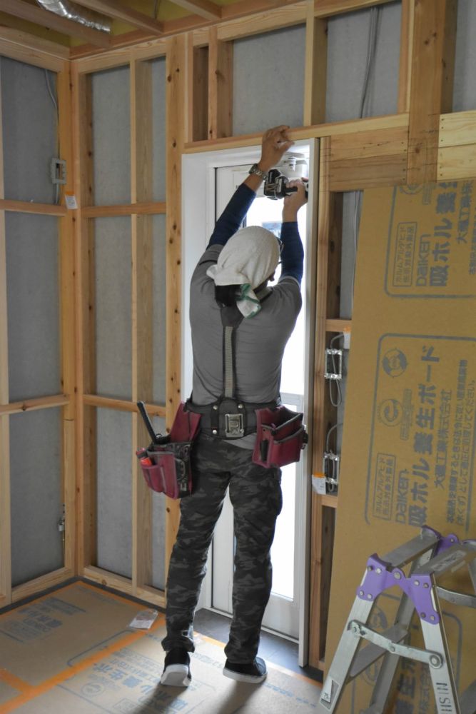 「福岡市城南区06」注文住宅現場リポート⑨【木工事】【建具】