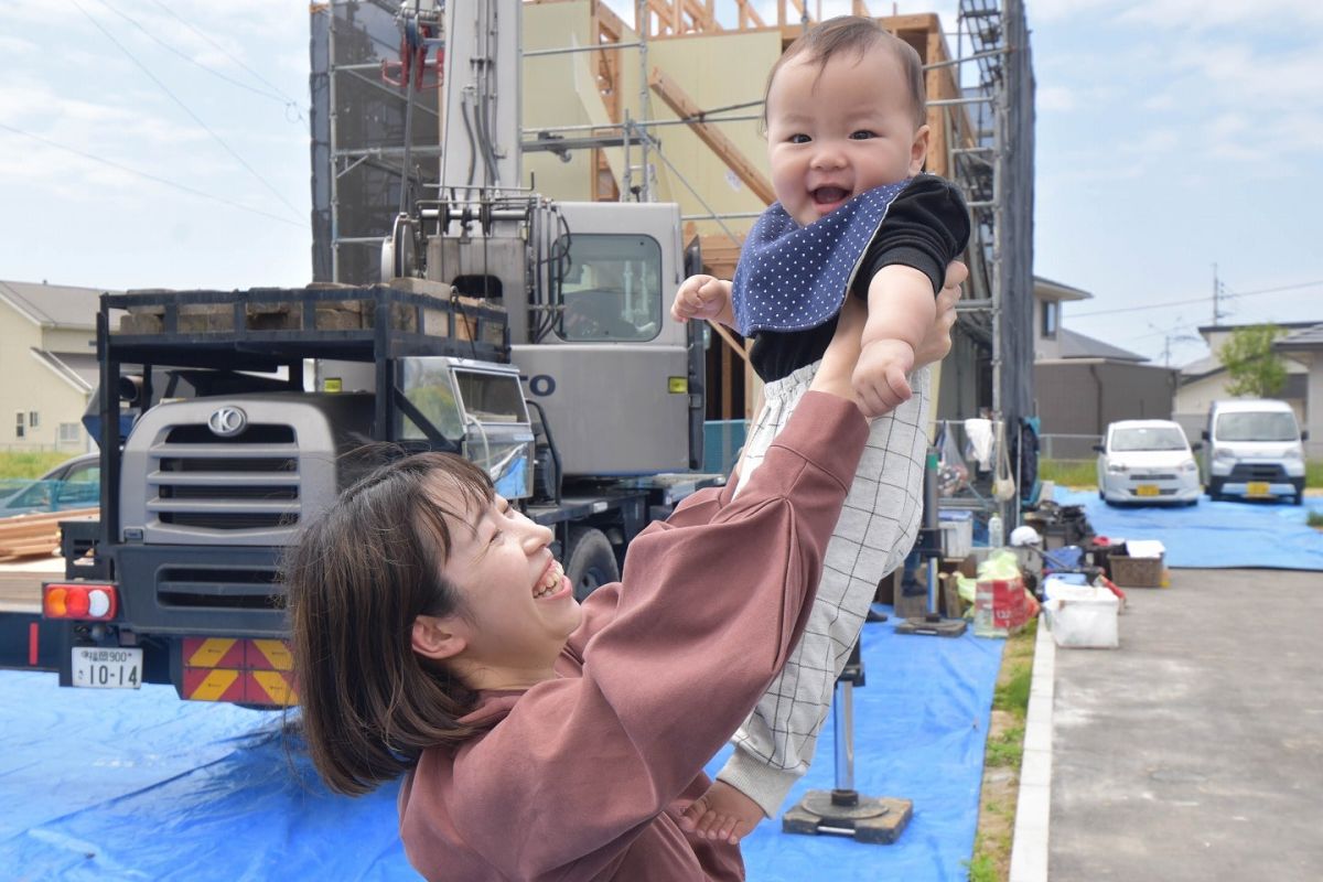 福岡県福津市08　注文住宅建築現場リポート④　～上棟式～