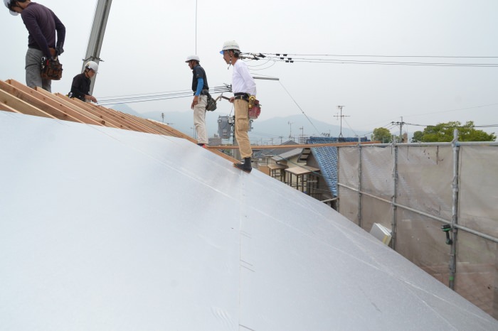 福岡市早良区01　注文住宅建築現場リポート⑥　～上棟式～