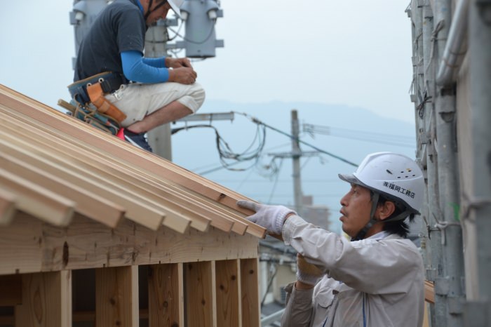 福岡市早良区01　注文住宅建築現場リポート⑥　～上棟式～