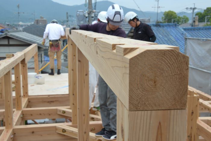 福岡市早良区01　注文住宅建築現場リポート⑥　～上棟式～