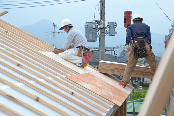 福岡市早良区01　注文住宅建築現場リポート⑥　～上棟式～