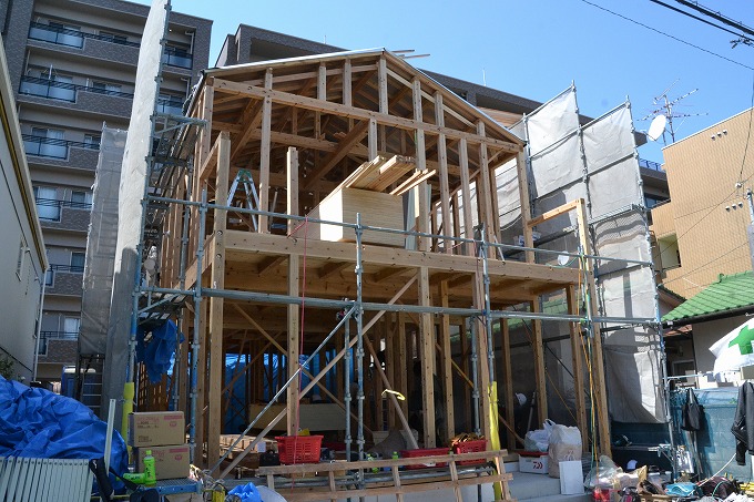 「福岡市早良区03」注文住宅現場リポート④【上棟式】