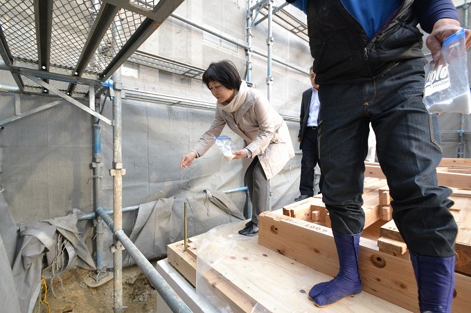 「福岡市早良区03」注文住宅現場リポート④【上棟式】