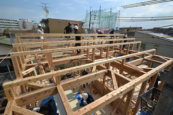 「福岡市早良区03」注文住宅現場リポート④【上棟式】