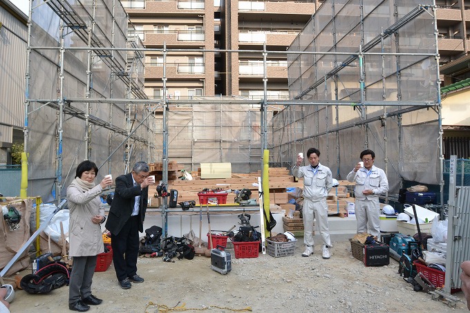 「福岡市早良区03」注文住宅現場リポート④【上棟式】