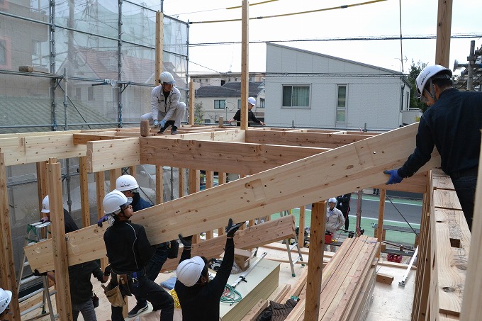「福岡市早良区03」注文住宅現場リポート④【上棟式】