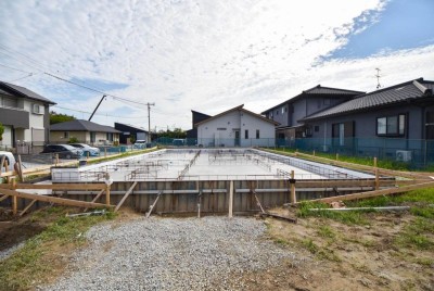 福岡県北九州市若松区01　注文住宅建築現場リポート②　～基礎工事・土間コンクリート～