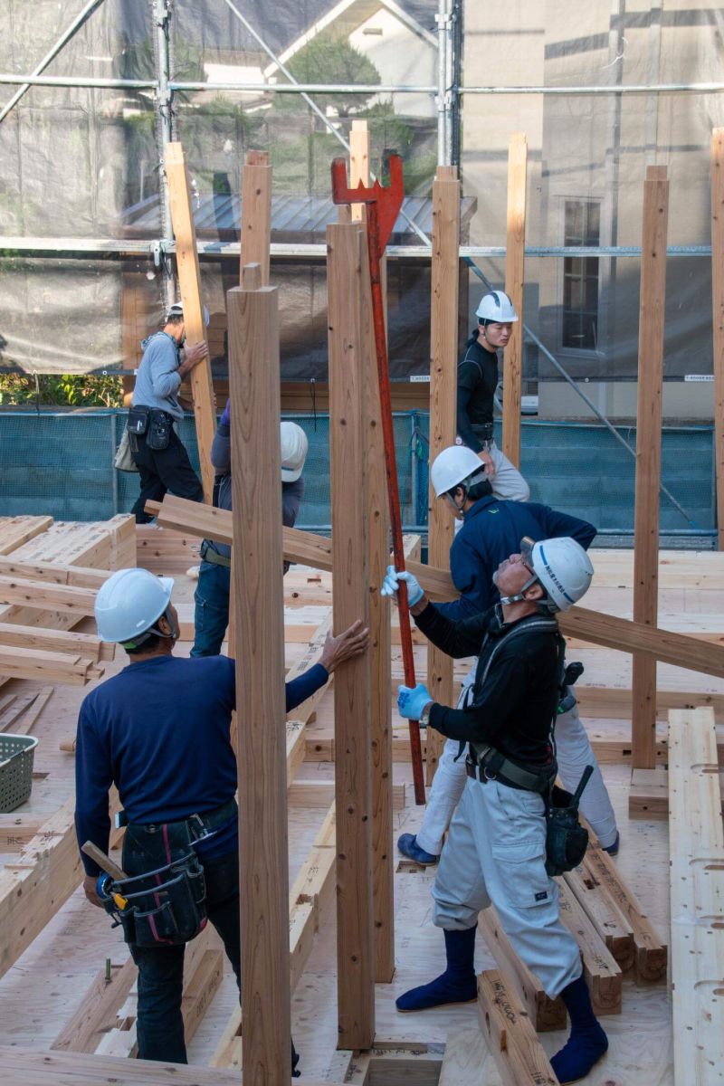 「福岡市城南区08」注文住宅現場リポート③【上棟式】