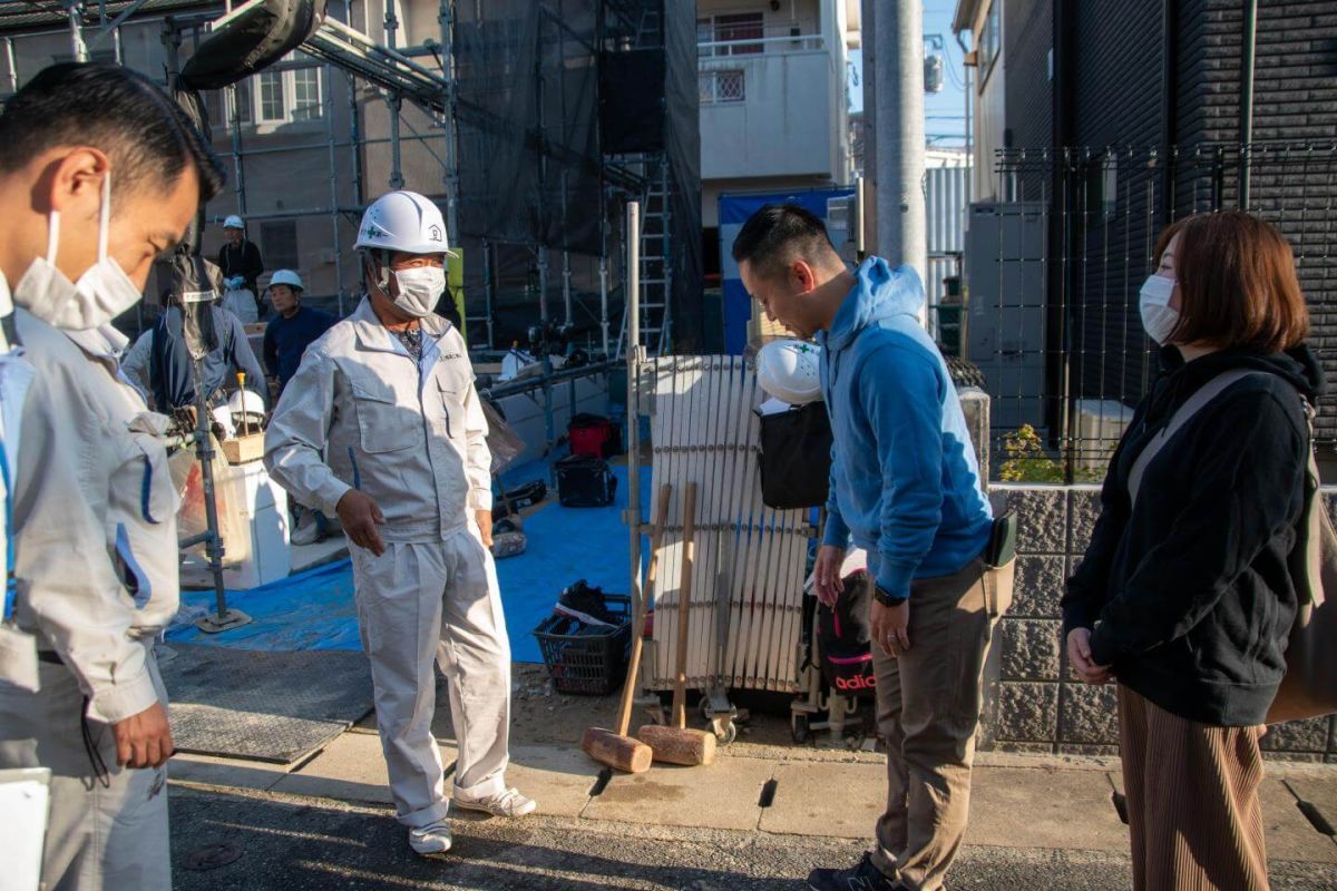 福岡県福岡市城南区08　注文住宅建築現場リポート③　～上棟式・前編～