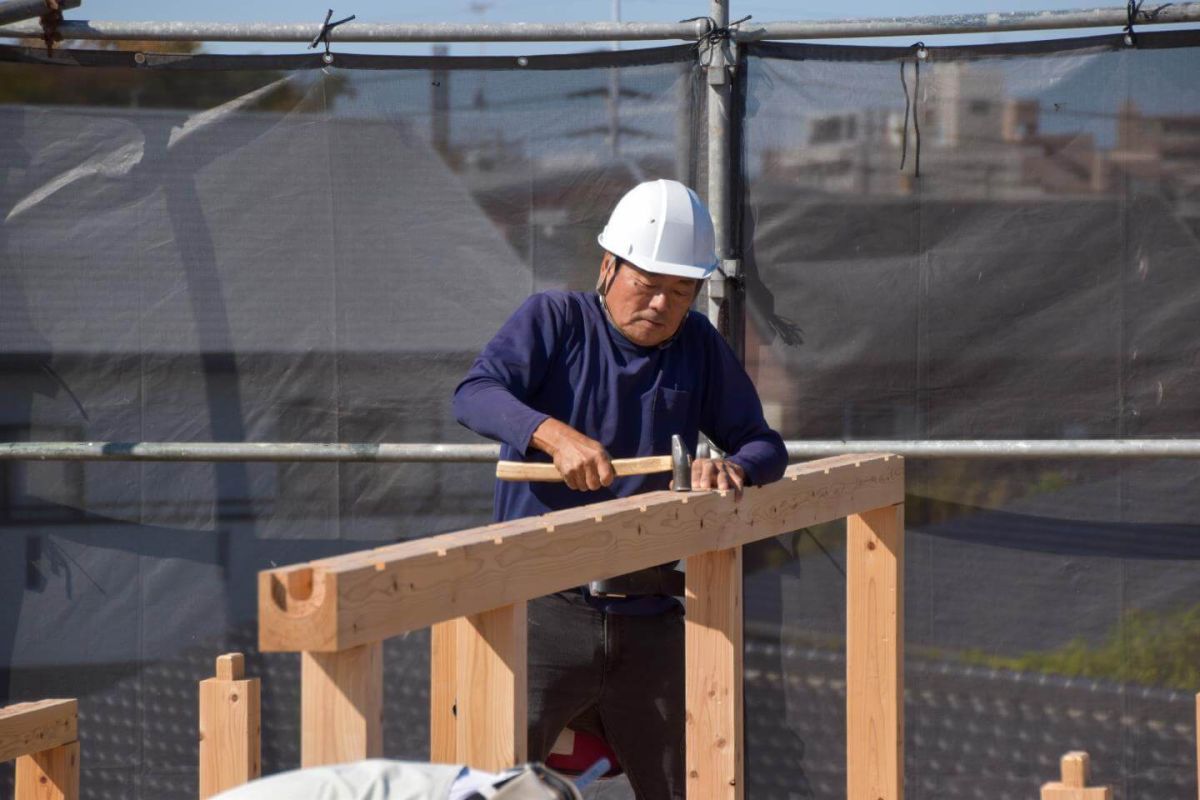 福岡県福岡市城南区08　注文住宅建築現場リポート③　～上棟式・前編～